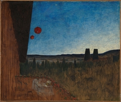 Sketch for Summer Night 1899 by Harald Sohlberg