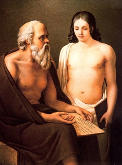 Socrate enseignant by José Aparicio