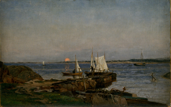 Sommernatt, Hvaler by Amaldus Nielsen