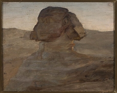 Sphinx in the evening. From the journey to Egypt by Jan Ciągliński