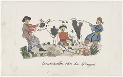 Spotprent op de beraadslagingen van het Congres over de koningskeuze, 1831 by Unknown Artist