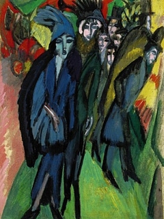 Street Scene by Ernst Ludwig Kirchner