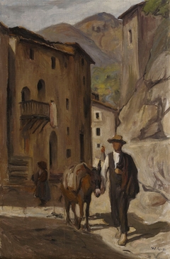 Street View from Italy by Vilho Sjöström