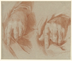 Studie van twee handen by Unknown Artist