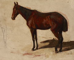 Study of a Horse by Maksymilian Gierymski