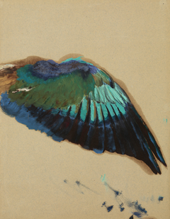 Study of a Wing – Study of a Fgure of "Inspiration" from the Curtain for the Municipal Theater in Lviv by Henryk Siemiradzki