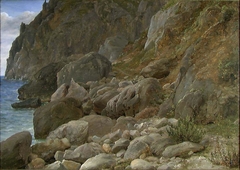 Study of Rocks at Capri by Thomas Fearnley