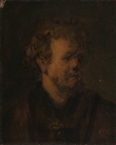 Study of the head a man by Rembrandt