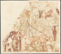 Syrians Bringing an Elephant and a Bear, Tomb of Rekhmire by Nina M Davies