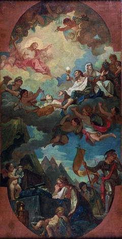 The Apotheosis of Saint Louis by Charles-Joseph Natoire