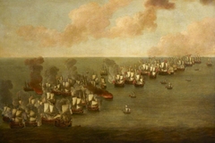 The Battle of the Texel, 11-21 August 1673 by Willem van de Velde the Elder