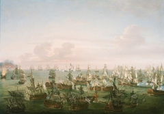 The Battle of Trafalgar, 21 October 1805: End of the Action by Nicholas Pocock