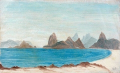 The Bay of Rio de Janeiro by François-Auguste Biard