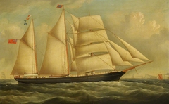 The brigantine 'Satellite' by William Ball Spencer