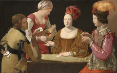 The Cheat with the Ace of Clubs by Georges de La Tour