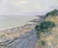 The Cliff at Penarth, Evening, Low Tide by Alfred Sisley