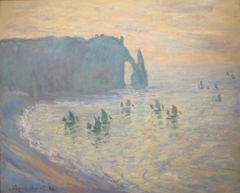 The Cliffs at Étretat by Claude Monet