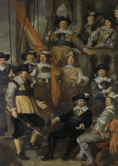 The Company of Captain Albert Bas and Lieutenant Lucas Conijn by Govert Flinck