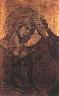 The Coronation of the Virgin by the workshop of Duccio di Buoninsegna