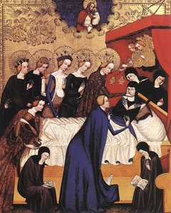 The Death of Saint Clare by Meister von Heiligenkreuz