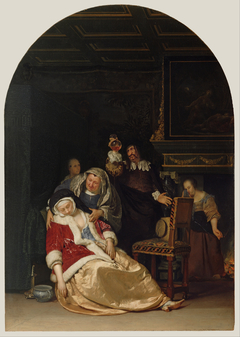 The Doctor's Visit by Frans van Mieris the Elder