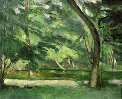 The Etang des Soeurs, Osny, near Pontoise by Paul Cézanne