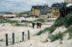 The Inlet at Berck (Pas-de-Calais) by Eugène Boudin