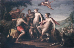 The Judgement of Paris (1588) by Hans von Aachen