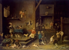 The Kitchen by David Teniers the Elder