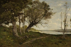 The Lake by Henri Harpignies