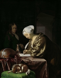 The Letter Writer by Frans van Mieris I