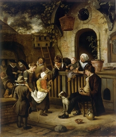 The Little Alms Collector by Jan Steen