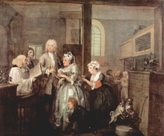 The Marriage by William Hogarth