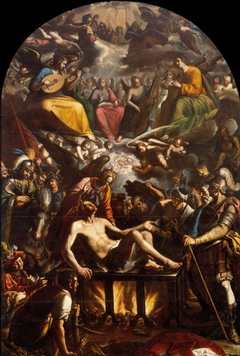 The Martyrdom of Saint Lawrence by José Juárez