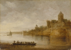 The Medieval Fortress at Nijmegen by Jan van Goyen