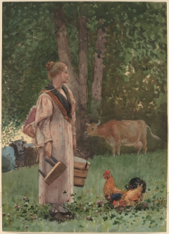 The Milk Maid by Winslow Homer