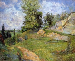 The Quarries of Le Chou near Pontoise by Paul Gauguin