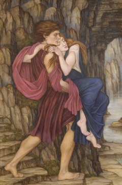 The Rescue by John Roddam Spencer Stanhope