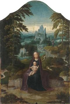 The Rest on The Flight into Egypt by Adriaen Isenbrandt