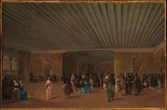 The Ridotto Pubblico at Palazzo Dandolo by Francesco Guardi