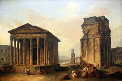 The Ruins in Nîmes, Orange and Saint-Rémy-de-Provence by Hubert Robert