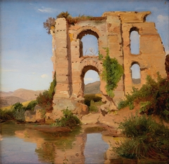 The Ruins of the Aqueduct Aniene Nuovo near Tivoli by Anders Christian Lunde