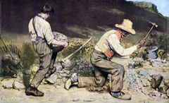 The Stone Breakers by Gustave Courbet