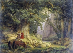 The Thousand-Year-Old Oak by Karl Friedrich Lessing