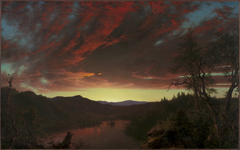 Twilight in the Wilderness by Frederic Edwin Church