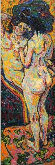 Two Nudes [obverse] by Ernst Ludwig Kirchner