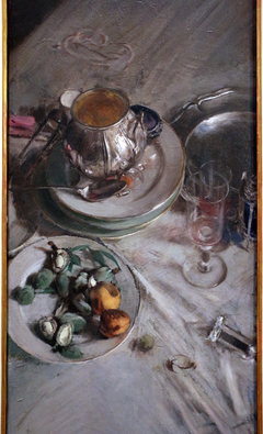 Un coin de la table du peintre by Giovanni Boldini