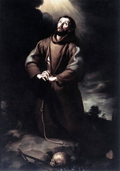 St Francis of Assisi at Prayer by Bartolomé Esteban Murillo