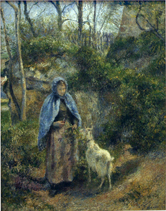 The Goat Girl by Camille Pissarro