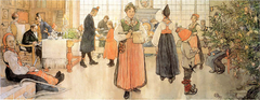 Now is it Christmas Again by Carl Larsson